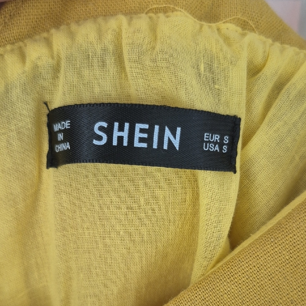Mustard Ruffled Jumpsuit - Picture 6 of 10